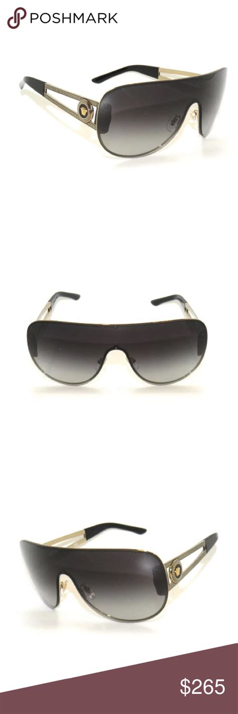 versace gold and black sunglasses|black versace sunglasses gold inside.